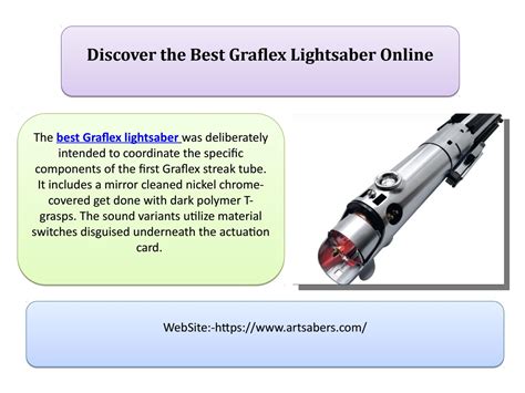 Discover the Best Graflex Lightsaber Online by ARTSABERS - Issuu
