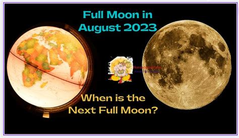 Full Moon August 2023 When Is The Next Full Moon In Aug