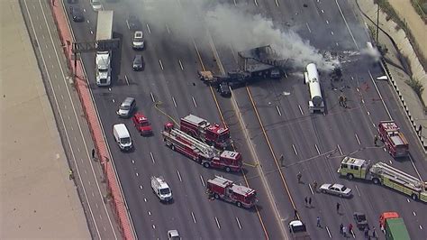 Big Rig Driver Identified After Being Killed In Fiery Multi Vehicle