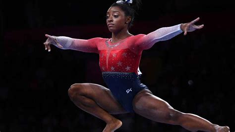 Simone Biles Wins Record Breaking 21st Medal At World Gymnastics Championships
