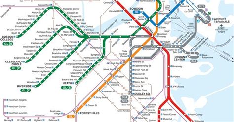 Map Of Boston With T Stations London Top Attractions Map