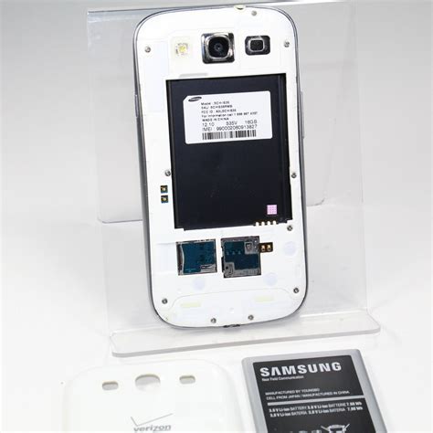 Samsung Galaxy S3 Sch I535 Verizon Smartphone 4g Lte White 16gb Ebay