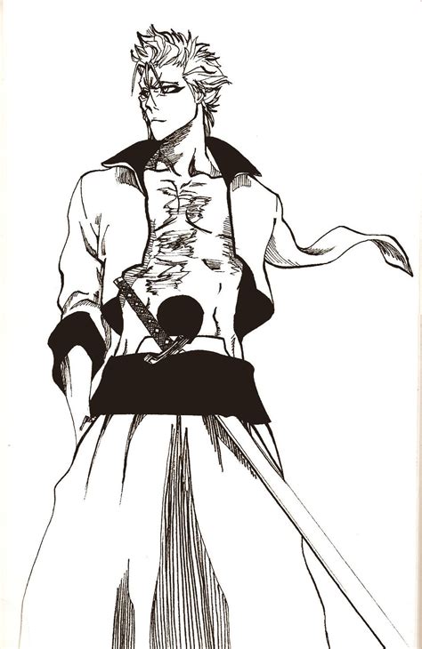 A Black And White Drawing Of A Man In A Dress With His Hands On His Hips