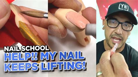 Yn Nail School Help My Nails Keep Lifting Acrylic Nails Youtube