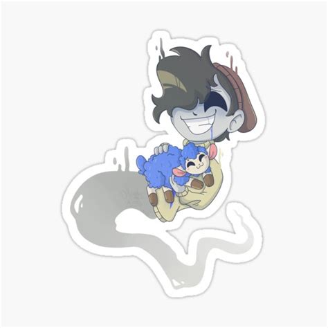 Ghostbur And Friend Sticker For Sale By Spookythecat01 Redbubble