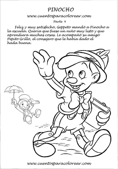 Cuento De Pinocho Para Colorear E Imprimir Imagui