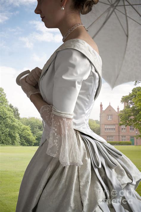 Victorian Woman With Parasol Photograph By Lee Avison
