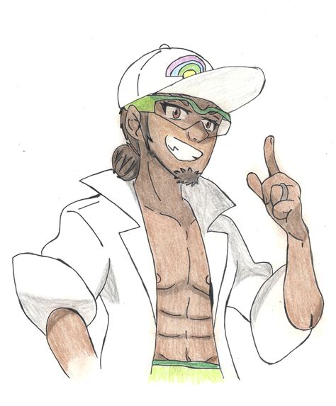 Pokemon Professor Kukui By Aa Tidus On Deviantart