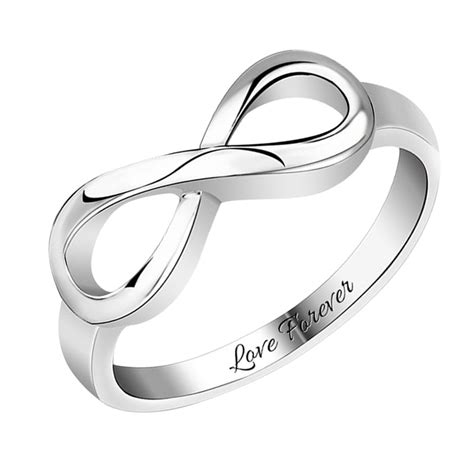 Buy Wholesale Silver Infinity Symbol Ring Endless Love Promise Infinity Jewelry