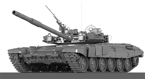 T 90a Russian Main Battle Tank 3d Model Max