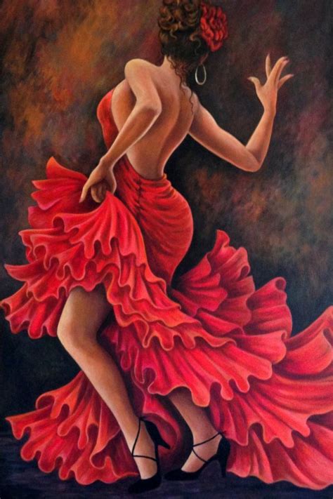 Flamenco Danseres Etsy Kunst Ideeën Verfkunst Spaanse Kunst