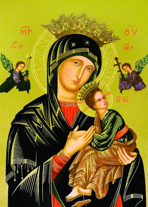 Our Lady Of Perpetual Help Print 5x7 Full Of Grace Usa