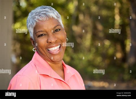 Mature African American Woman Stock Photo Alamy