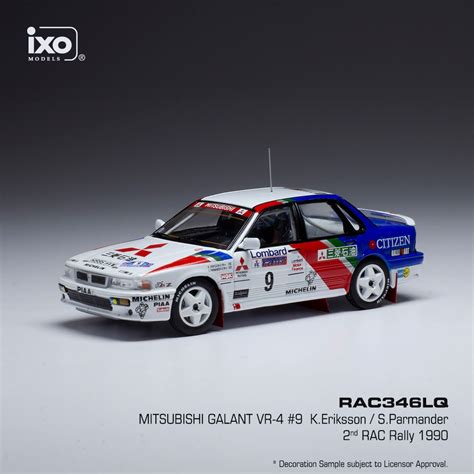 mitsubishi galant vr 4 lombard rac rally 1990 eriksson parmander ixo rac346lq 1 43