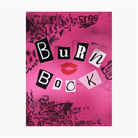 Mean Girls Burn Book Design