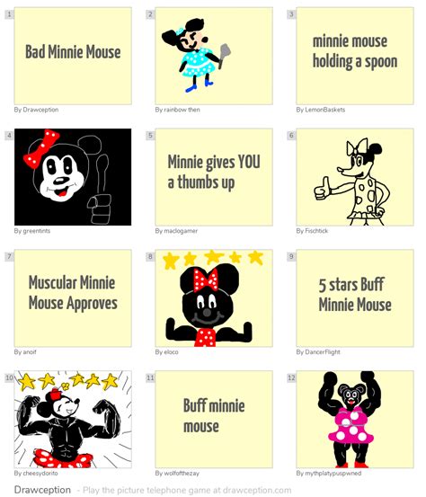 Bad Minnie Mouse Drawception