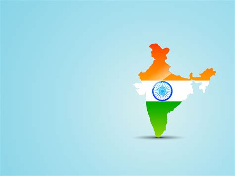 Vector Map Of India With Indian Flag 458827 Vector Art At