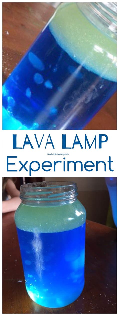 Diy Lava Lamp Experiment Teach Me Mommy