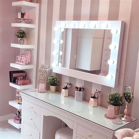 A dressing table for the bedroom. 17 DIY Vanity Mirror Ideas to Make Your Room More ...
