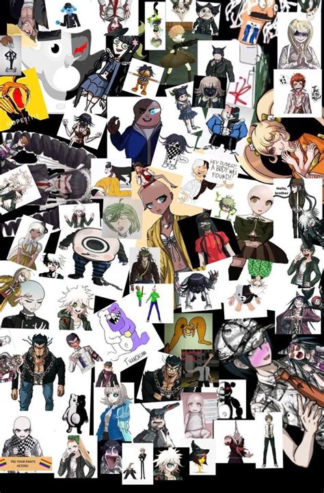 A Collection Of Danganronpa Cursed Images Put Into One