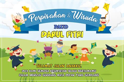 Banner Wisuda Paud Darul Fitri Seesawseenme