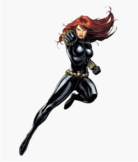 Marvel Comic Black Widow Free Transparent Clipart Clipartkey