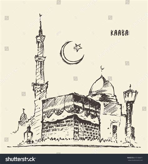 28w x 35h x 25d cm, by: Kaaba And Madina Images - Great Kaaba