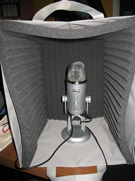 Its folding design makes it versatile enough to take with you anywhere, and makes an attractive addition to any environment with the variety of colors, patterns, and finishes available. The Blue Yeti And An Inexpensive DIY Sound Booth - Grow Great with Randy Cantrell