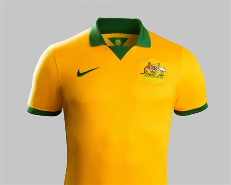 Australia 2014 World Cup Home And Away Kits Released Footy Headlines