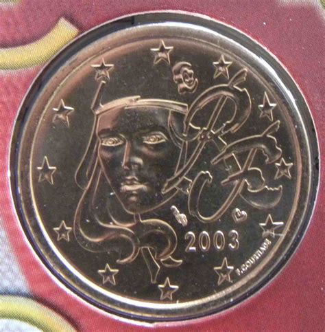 France Monnaies Euro Unc 2003 Valeur Tirage Et Images Sur Pieces Eurotv