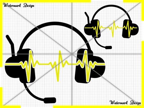 Headset Heartbeat Dispatcher Svg 911 Dispatch Svg Etsy