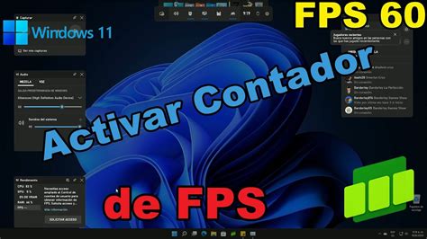 Como Activar El Contador De Fps En La Barra De Juego De Windows 11
