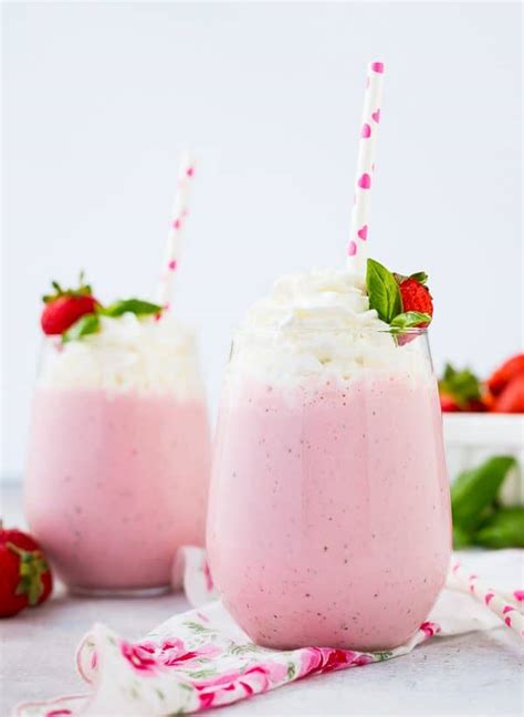 Strawberry Milkshake To Go