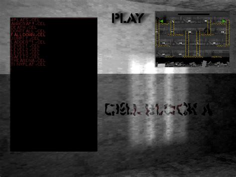 Cell Block A Screenshots For Dos Mobygames