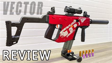 Kriss Vector Full Auto Shell Ejecting Nerf Smg Youtube