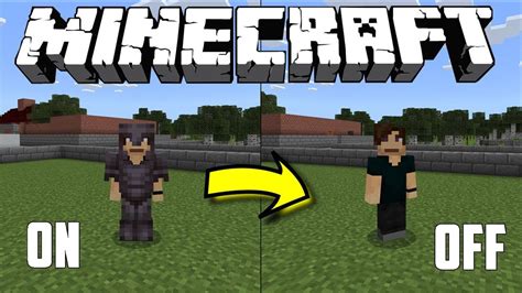 Tutorial Video How To Remove The Armor Of Your Character In Minecraft