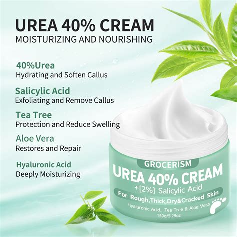 Urea Cream Percent For Feet Plus Salicylic Acid Oz Foot Cream And Hand Cream