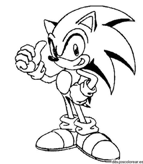 Dibujos Para Pintar Sonic Dibujos Para Pintar