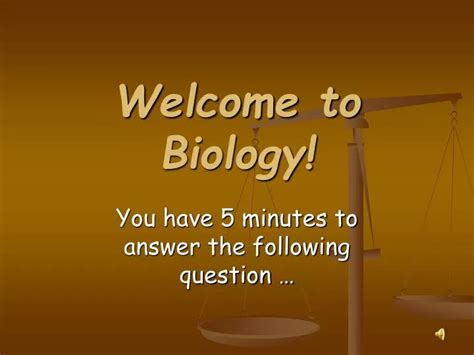 Ppt Welcome To Biology Powerpoint Presentation Free Download Id