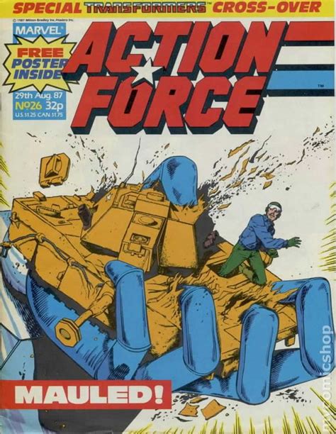 Action Force Uk 1987 1988 Marvel Magazine Comic Books