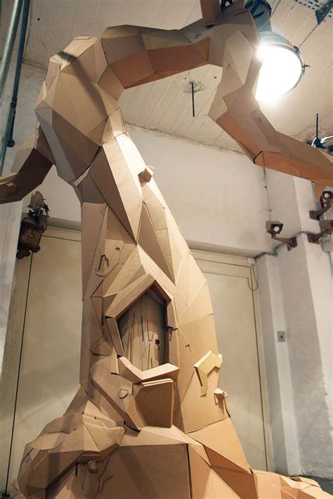 Unbelievable Cardboard Sculptures By Bartek Elsner