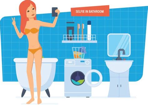 30 Woman Selfie Bathroom Illustrations Royalty Free Vector Graphics And Clip Art Istock