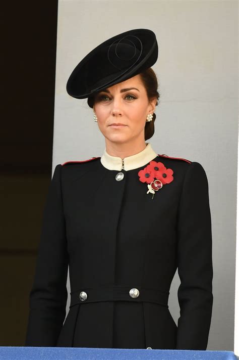 Kate Middleton Annual Remembrance Sunday Memorial In London 11112018 • Celebmafia