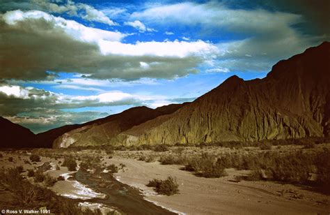 Natures Spotlight On Afton Canyon Mojave Desert California