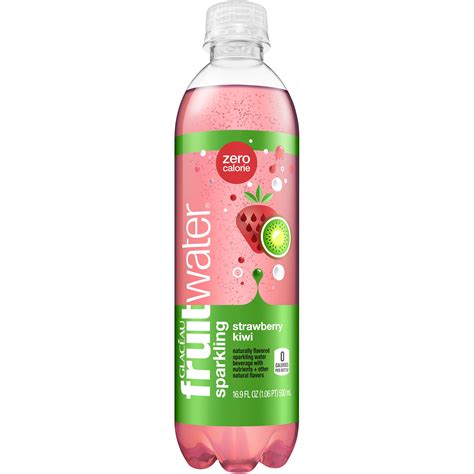 Glaceau Fruitwater Sparkling Strawberry Kiwi Water Beverage Shop