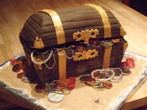 Treasure Chest Cakes Decoration Ideas Little Birthday Cakes