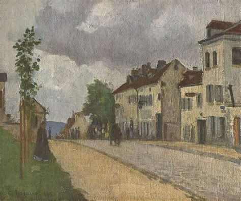 Street In Pontoise By Camille Pissarro Obelisk Art History