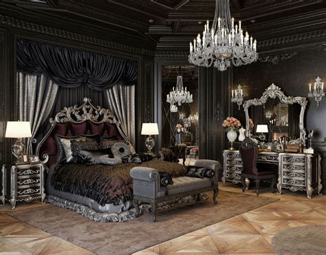 Black Bedroom Decor Black Bedroom Design Bedroom Interior Luxury