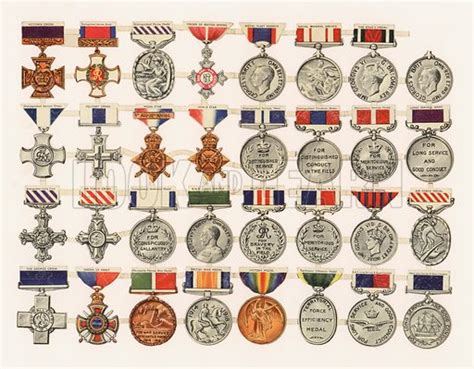 British Military Medals Stock Image Look And Learn