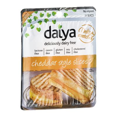 Daiya Deliciously Dairy Free Slices Cheddar Style Reviews 2019